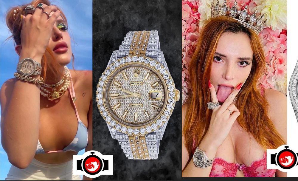 A Glimpse into Bella Thorne's Dazzling Rolex Watch Collection